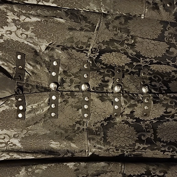 Hearts and Roses brocade coat/jacket plus size! - Picture 5 of 8